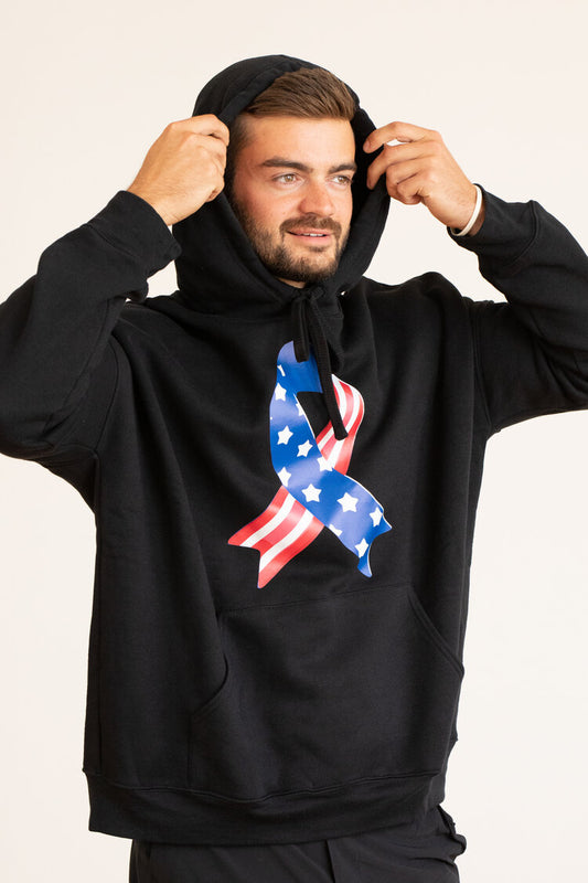 Flag Ribbon Hoodie