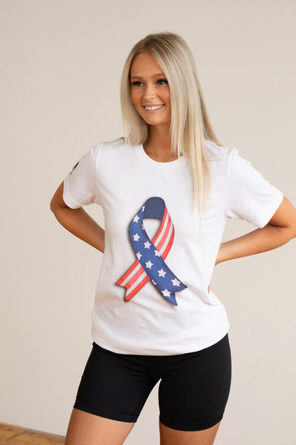 Flag Ribbon T-Shirt